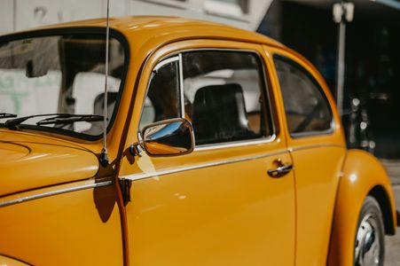 Vintage Yellow Beetle — 300-piece jigsaw puzzle