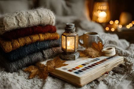 Cozy Autumn Retreat — 300-piece jigsaw puzzle