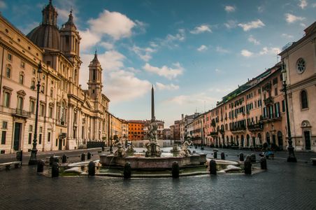 Morning in Piazza Navona — 150-piece jigsaw puzzle
