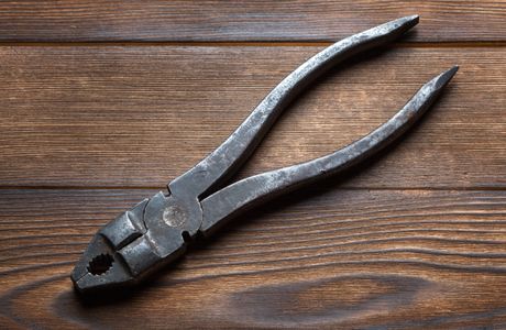 Vintage Pliers on Wood — 300-piece jigsaw puzzle