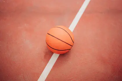 Basketball on Court — 300-piece jigsaw puzzle
