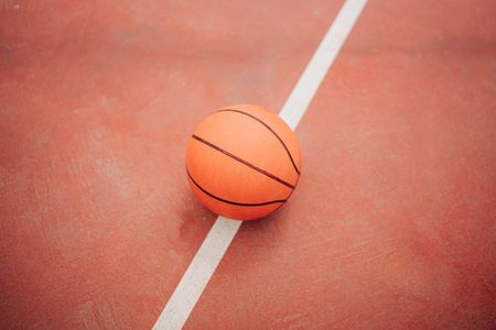 Basketball on Court — 300-piece jigsaw puzzle