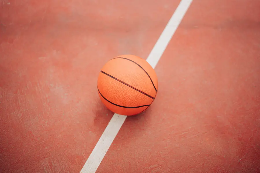 Basketball on Court — 300-piece jigsaw puzzle