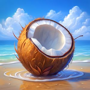 Coconut on Sandy Shore — 300-piece jigsaw puzzle