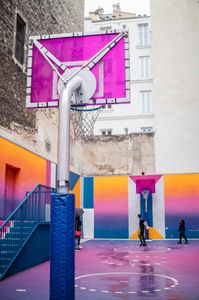Vibrant Urban Basketball — 200-piece jigsaw puzzle