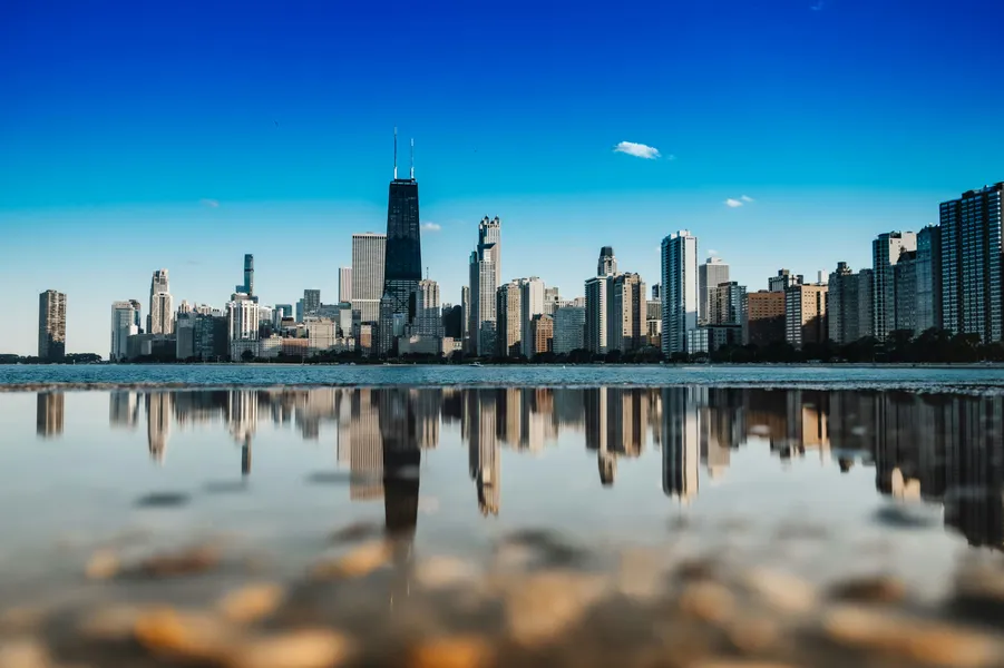 City Skyline Reflection — 150-piece jigsaw puzzle