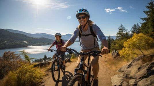 Mountain Biking Adventure — 200-piece jigsaw puzzle