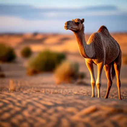 Desert Camel Serenity — 150-piece jigsaw puzzle
