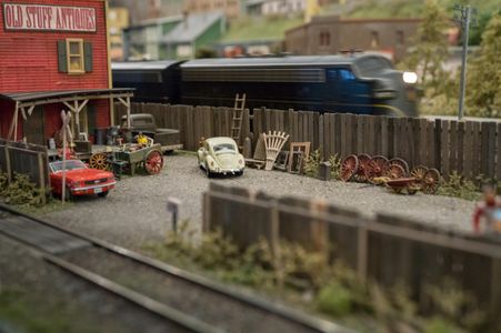 Vintage Train Diorama — 64-piece jigsaw puzzle