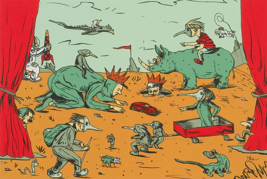 Whimsical Fantasy Scene — 300-piece jigsaw puzzle
