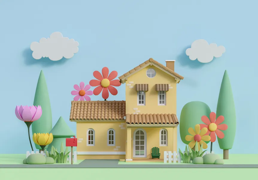 Whimsical Garden House — 300-piece jigsaw puzzle