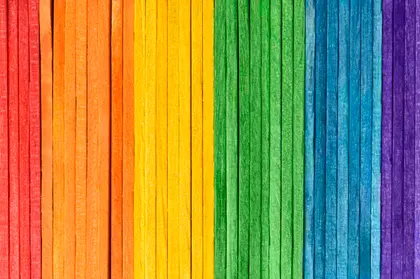 Vibrant Rainbow Strips — 100-piece jigsaw puzzle