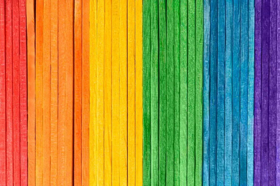 Vibrant Rainbow Strips — 100-piece jigsaw puzzle