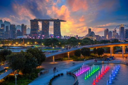 Twilight Skyline Wonder — 150-piece jigsaw puzzle