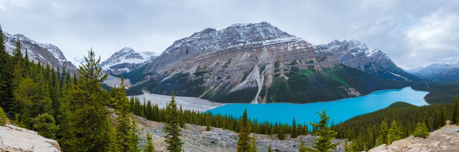 Turquoise Mountain Lake — 64-piece jigsaw puzzle