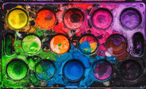 Vibrant Paint Palette — 200-piece jigsaw puzzle