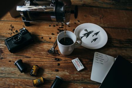Coffee and Film Vibes — 100-piece jigsaw puzzle