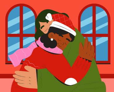 Warm Holiday Embrace — 300-piece jigsaw puzzle