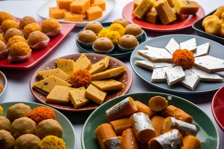 Assortment of Indian Sweets — 500-piece jigsaw puzzle