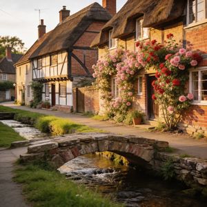 Charming English Village — 200-piece jigsaw puzzle