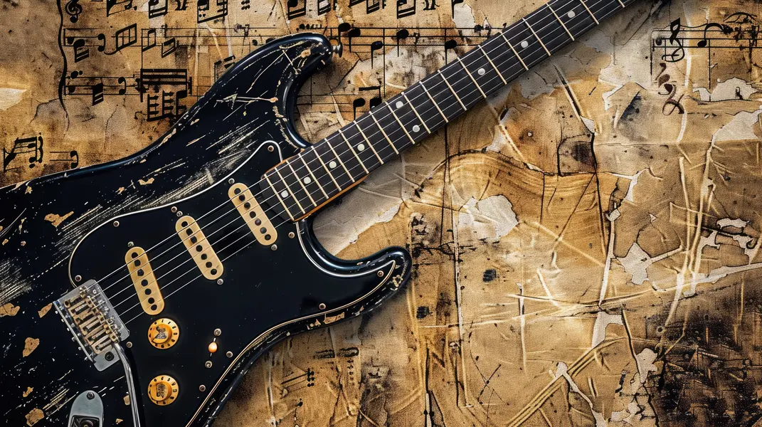Vintage Guitar Harmony — 150-piece jigsaw puzzle