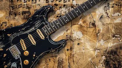 Vintage Guitar Harmony — 150-piece jigsaw puzzle
