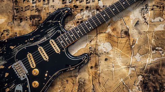 Vintage Guitar Harmony — 150-piece jigsaw puzzle