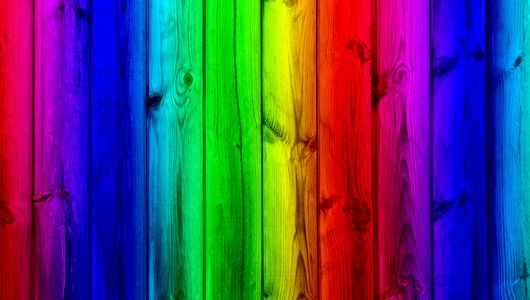Rainbow Wooden Panels — 300-piece jigsaw puzzle
