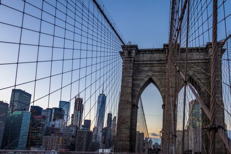 Brooklyn Bridge at Dusk — 150-piece jigsaw puzzle