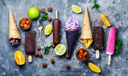 Colorful Ice Cream Assortment — 150-piece jigsaw puzzle