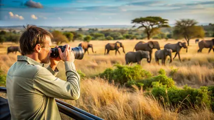 Wildtier-Fotografie-Abenteuer — 200-Teile-Puzzle