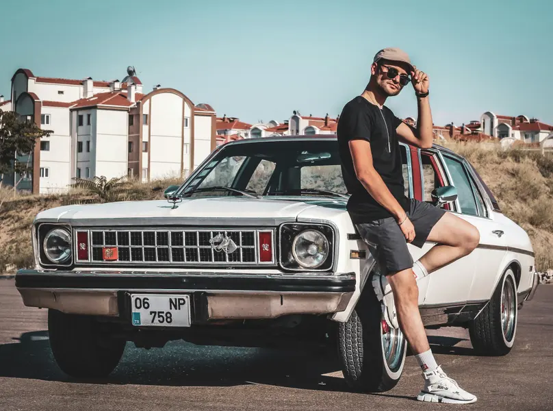 Retro Car Style — 100-piece jigsaw puzzle