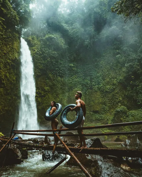 Adventurous Waterfall Trek — 200-piece jigsaw puzzle