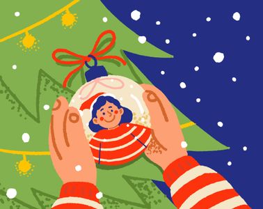 Joyful Christmas Ornament — 300-piece jigsaw puzzle