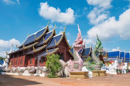 Majestic Temple Serpents — 100-piece jigsaw puzzle