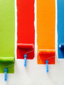 Vibrant Paint Rollers — 500-piece jigsaw puzzle