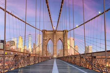 Brooklyn Bridge at Dusk — 150-piece jigsaw puzzle