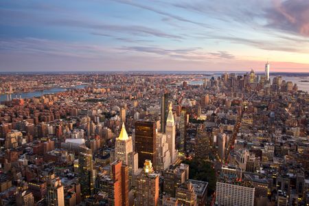 Sunset Over Manhattan — 300-piece jigsaw puzzle