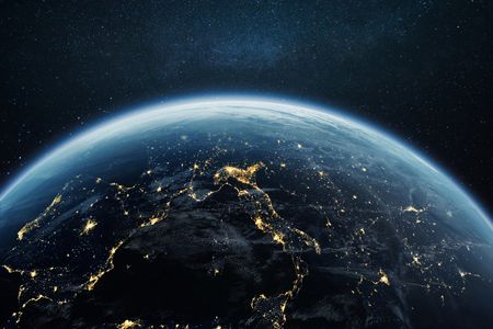 Earth's Night Lights — 100-piece jigsaw puzzle