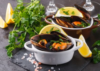 Savory Mussel Delight — 100-piece jigsaw puzzle