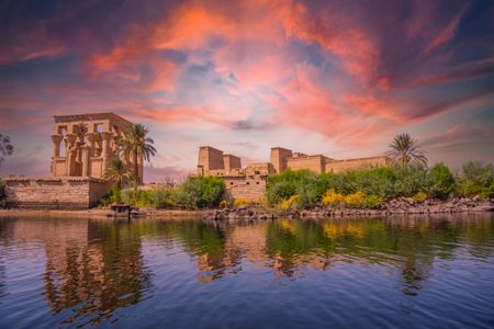Sunset Over Ancient Ruins — 150-piece jigsaw puzzle