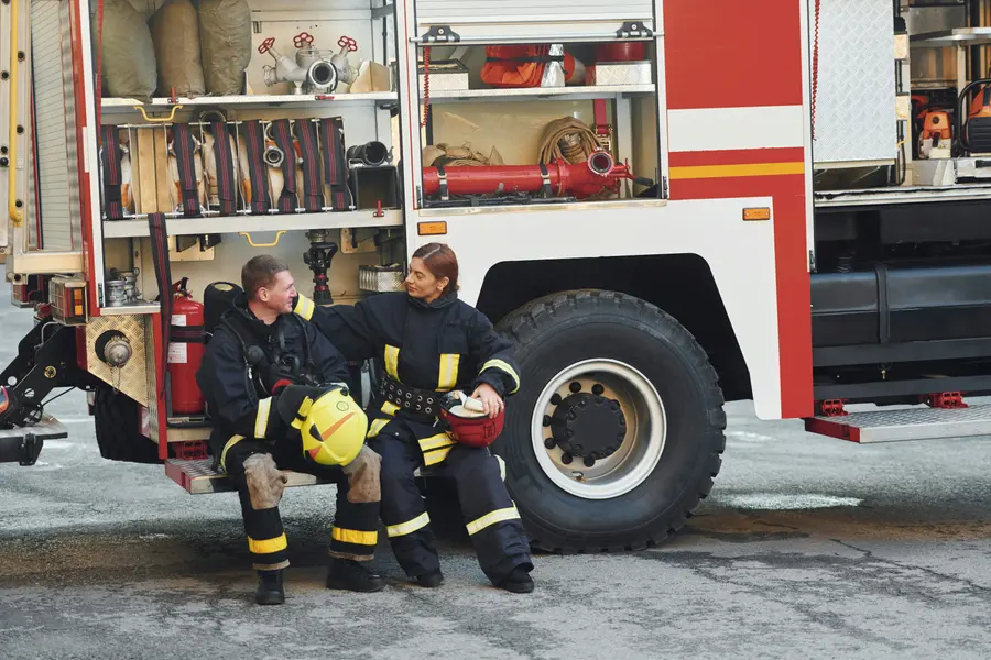 Firefighter Camaraderie — 100-piece jigsaw puzzle
