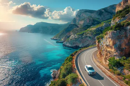 Coastal Road Journey — 200-piece jigsaw puzzle
