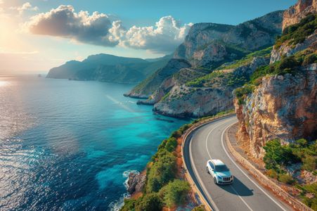 Coastal Road Journey — 200-piece jigsaw puzzle