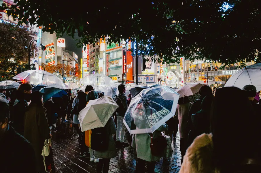 Rainy Night in Shibuya — 500-piece jigsaw puzzle
