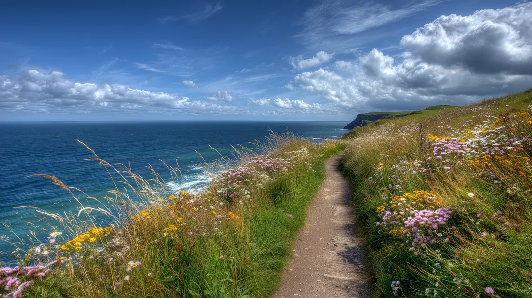 Path Along The Cliffs — 300-piece jigsaw puzzle