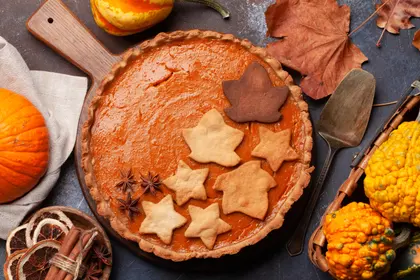 Autumn Pumpkin Pie — 100-piece jigsaw puzzle