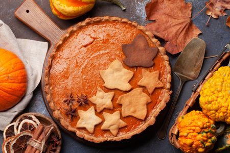 Autumn Pumpkin Pie — 100-piece jigsaw puzzle