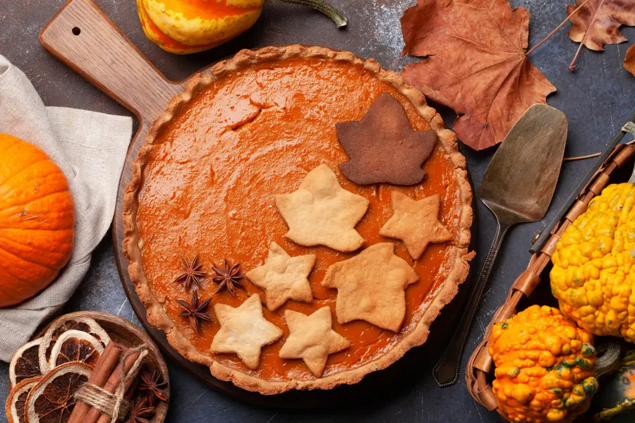 Autumn Pumpkin Pie — 100-piece jigsaw puzzle