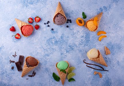 Fruit-Infused Ice Cream — 100-piece jigsaw puzzle